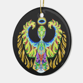 Psychedelisches grelles ~Christmas~Ornament Keramik Ornament