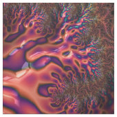 Psychedelisches Groovy Trippy Funky Colorful Frakt Stoff (Muster)