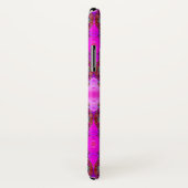 Psychedelisches Grün- und Blauer Hibiskus-Muster Case-Mate iPhone Hülle (Hinten/Rechts)