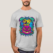 Psychedelisches Halloween T-Shirt (Vorderseite)