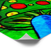 Psychedelisches Hippie-Wandposter Poster (Ecke)