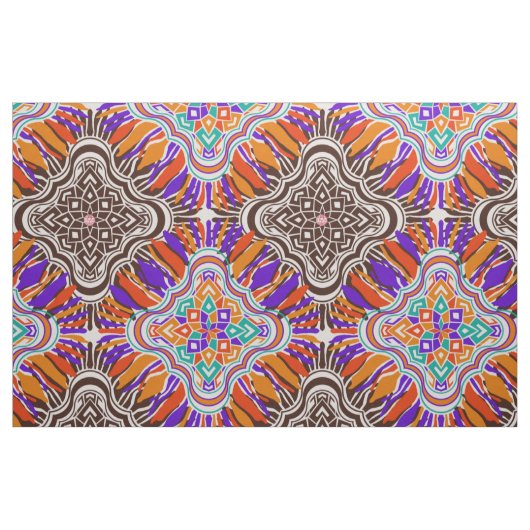 psychedelisches Hippiemuster Stoff (Yard (91,4 cm))