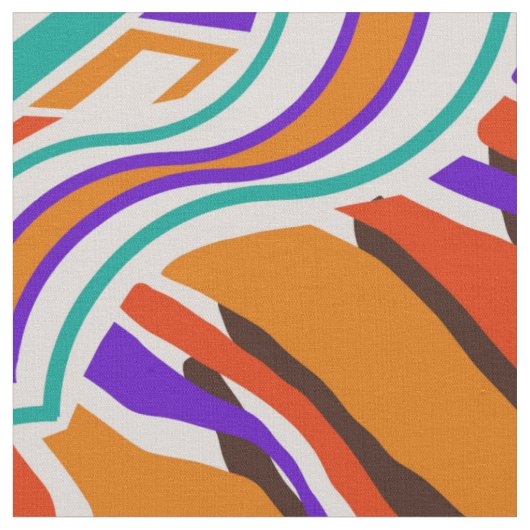 psychedelisches Hippiemuster Stoff (Nahaufnahme)