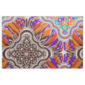 psychedelisches Hippiemuster Stoff (Fat Quarter (45,7 x 55,9 cm))