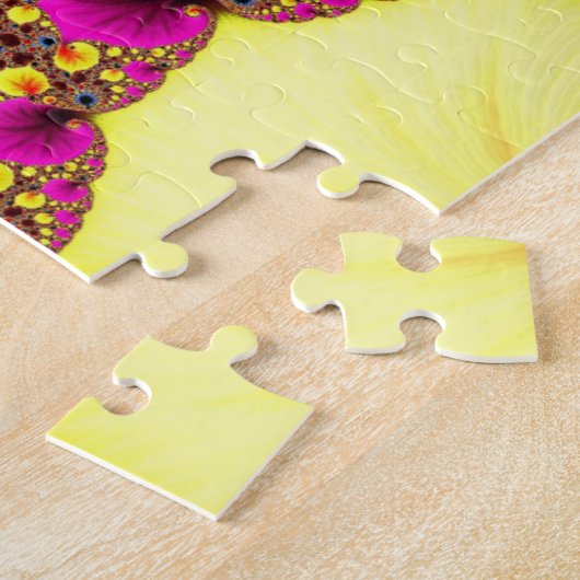 Psychedelisches Holografisches Fraktal Abstrakt Ma Puzzle (Seite)