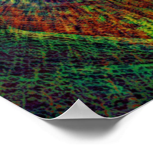 Psychedelisches Introspection Poster (Ecke)