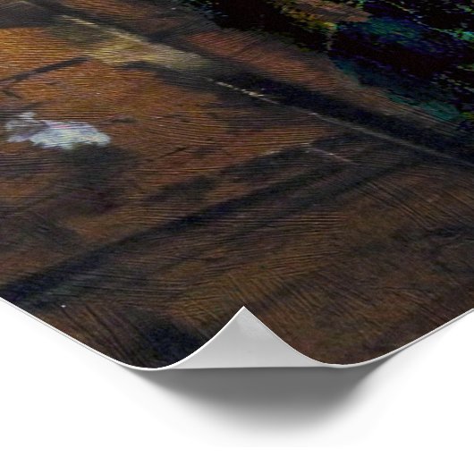 Psychedelisches Jesusposter Poster (Ecke)