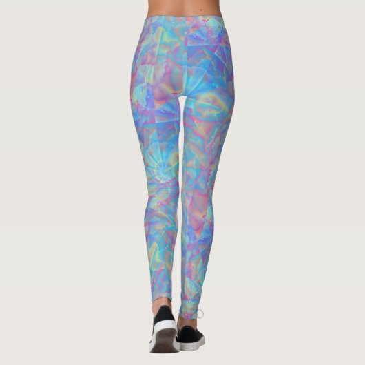 Psychedelisches Kaleidoskop Leggings (Rückseite)