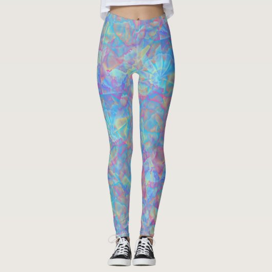 Psychedelisches Kaleidoskop Leggings (Vorderseite)