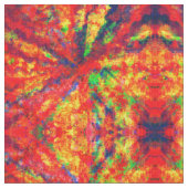 Psychedelisches Kaleidoskop-Muster Stoff (Nahaufnahme)