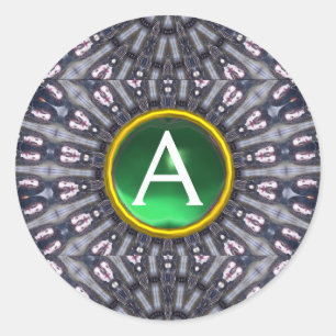 PSYCHEDELISCHES KALEIDOSKOP /MYSTISCHE ERINNERUNGE RUNDER AUFKLEBER