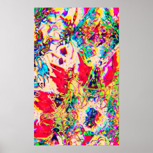 Psychedelisches Kaleidoskop Poster (Vorne)