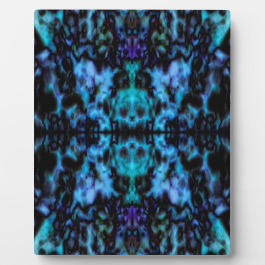 Psychedelisches Kaleidoskopmuster Fotoplatte (Vorderseite)