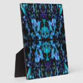 Psychedelisches Kaleidoskopmuster Fotoplatte (Seite)
