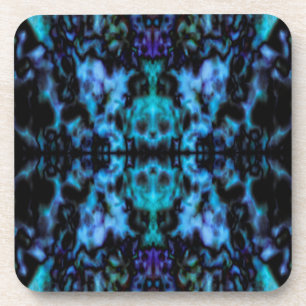 Psychedelisches Kaleidoskopmuster Getränkeuntersetzer