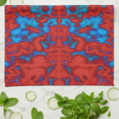 Psychedelisches Kaleidoskopmuster Handtuch (Gefaltet)