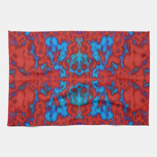 Psychedelisches Kaleidoskopmuster Handtuch (Horizontal)