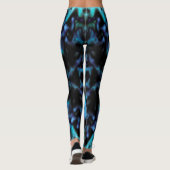Psychedelisches Kaleidoskopmuster Leggings (Rückseite)
