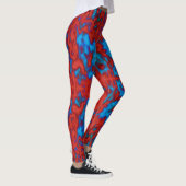 Psychedelisches Kaleidoskopmuster Leggings (Rechts)