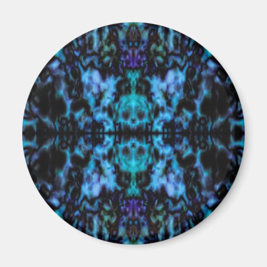 Psychedelisches Kaleidoskopmuster Magnet (Vorne)