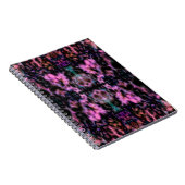Psychedelisches Kaleidoskopmuster Notizblock (Rechte Seite)