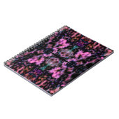 Psychedelisches Kaleidoskopmuster Notizblock (Linke Seite)