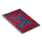 Psychedelisches Kaleidoskopmuster Notizblock (Rechte Seite)