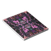 Psychedelisches Kaleidoskopmuster Notizblock (angewinkelt)