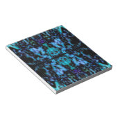 Psychedelisches Kaleidoskopmuster Notizblock (angewinkelt)
