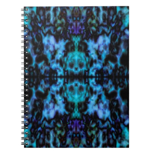 Psychedelisches Kaleidoskopmuster Notizblock (Vorderseite)