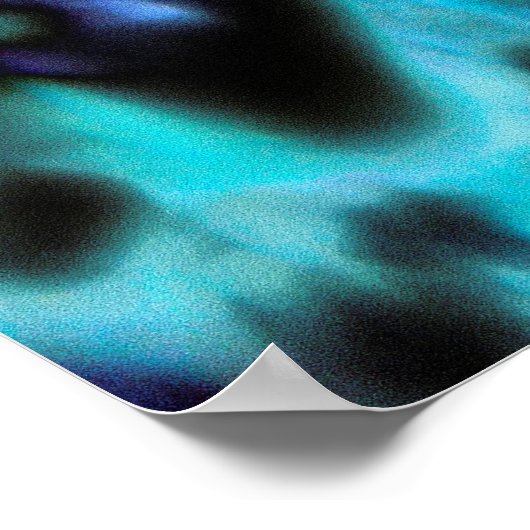 Psychedelisches Kaleidoskopmuster Poster (Ecke)