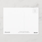 Psychedelisches Kaleidoskopmuster Postkarte (Rückseite)