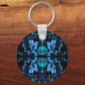 Psychedelisches Kaleidoskopmuster Schlüsselanhänger (Vorderseite)