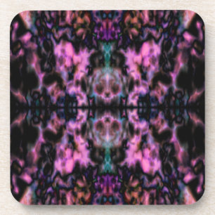 Psychedelisches Kaleidoskopmuster Untersetzer