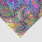 psychedelisches kariertes Gewebepapier Seidenpapier (Ausschnitt)