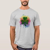 Psychedelisches Kleeblatt T-Shirt (Vorderseite)
