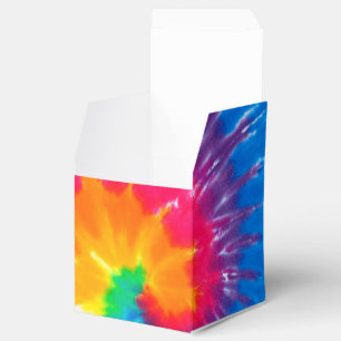 Psychedelisches Krawatte-Farbdesign Geschenkschachtel