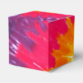 Psychedelisches Krawatte-Farbdesign Geschenkschachtel (Rückseite)