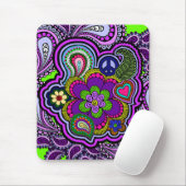 Psychedelisches lila Paisley Mousepad (Mit Mouse)
