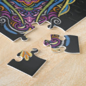 Psychedelisches Mandala Puzzle (Seite)