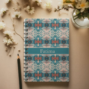 Psychedelisches Marmordesign anpassbar Notizblock