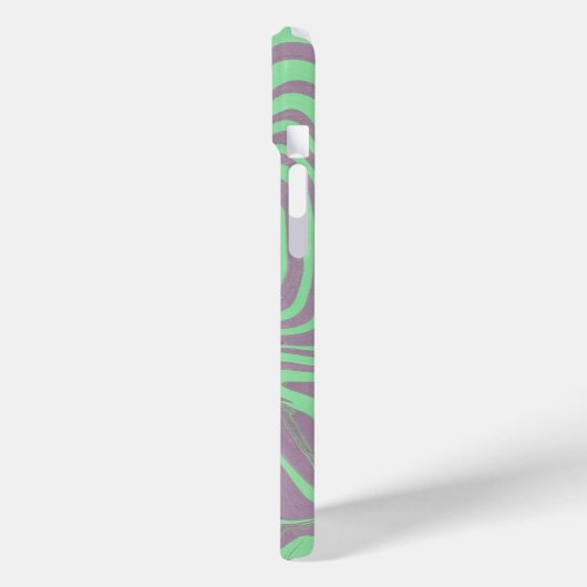 Psychedelisches Marmordesign Case-Mate iPhone Hülle (Rückseite / Links)