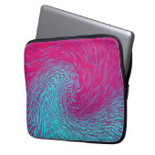 Psychedelisches Meer...... Laptopschutzhülle (Vorderseite Links)