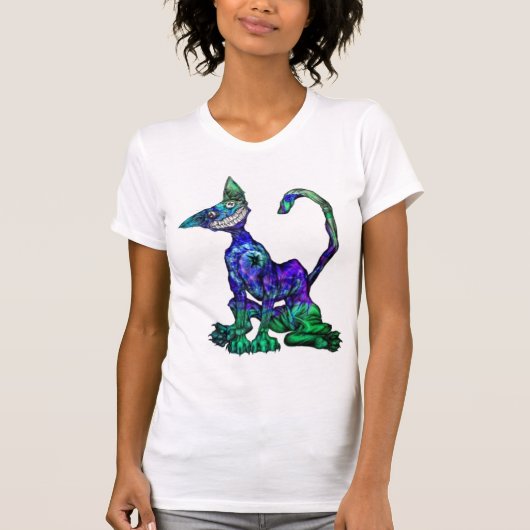 Psychedelisches Miezekatze #three T-Shirt (Vorderseite)