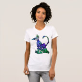 Psychedelisches Miezekatze #three T-Shirt (Vorne ganz)