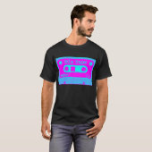 Psychedelisches Mix-Tape - Magenta und Cyan T-Shirt (Vorne ganz)