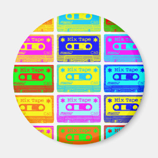 Psychedelisches Mix-Tape Magnet
