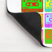 Psychedelisches Mix-Tape Mousepad (Ecke)