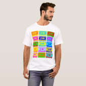 Psychedelisches Mix-Tape T-Shirt (Vorne ganz)