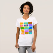 Psychedelisches Mix-Tape T-Shirt (Vorne ganz)